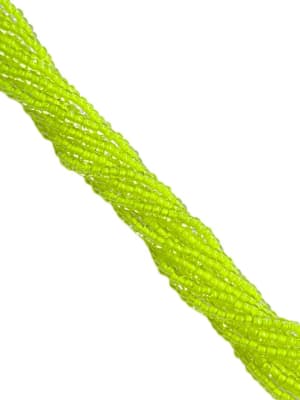 MOSTACILLAS CHECA PRECIOSA (6 TIRAS) 8/0 NEON YELLOW