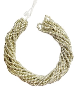 MOSTACILLAS CHECA PRECIOSA (6 TIRAS) 8/0 TERRA MET SILVER