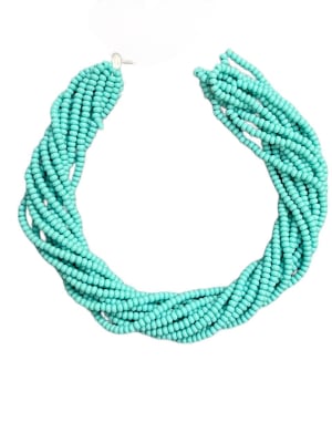 MOSTACILLAS CHECA PRECIOSA (6 TIRAS) 8/0 GREEN TURQ1