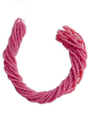 MOSTACILLAS CHECA PRECIOSA (6 TIRAS) 8/0 ROSE OPAL