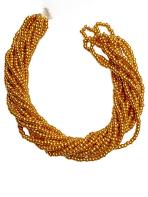 MOSTACILLAS CHECA PRECIOSA (6 TIRAS) 8/0 GOLD MET 21