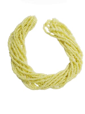 MOSTACILLAS CHECA PRECIOSA (6 TIRAS) 8/0 YELLOW CYLN