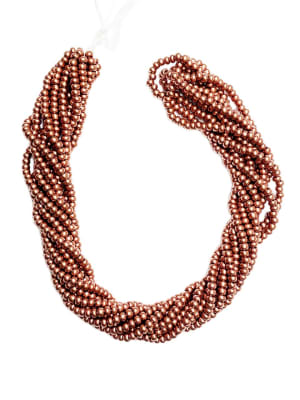 MOSTACILLAS CHECA PRECIOSA (6 TIRAS) 8/0 BRONZE COPPER