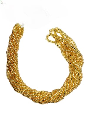 MOSTACILLAS CHECA PRECIOSA (6 TIRAS) 8/0 STRW GOLD S/L1