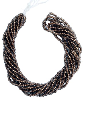 MOSTACILLAS CHECA PRECIOSA (6 TIRAS) 8/0 BK DIAMOND C/L