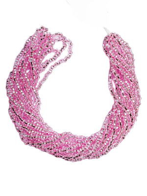 MOSTACILLAS CHECA PRECIOSA (6 TIRAS) 8/0 PINK DYED S/L1