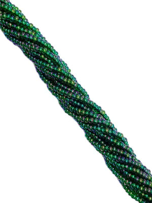 MOSTACILLAS CHECA PRECIOSA (6 TIRAS) 8/0 GREEN TR AB1