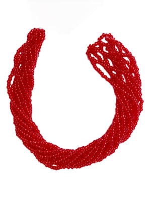MOSTACILLAS CHECA ROCALLA LIGHT RUBY 8/0 APROX. 39 GRAMOS
