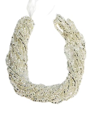 MOSTACILLAS CHECA PRECIOSA (6 TIRAS) 8/0 CRYSTAL S/L AB APROX. 38 GRAMOS