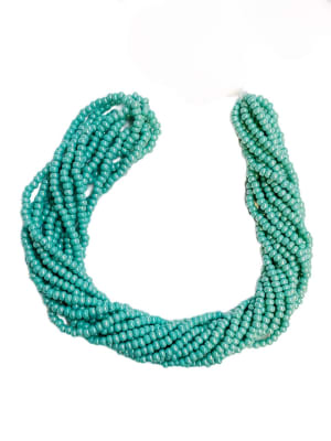 MOSTACILLAS CHECA PRECIOSA (6 TIRAS) 8/0 GREEN TURQ AB1