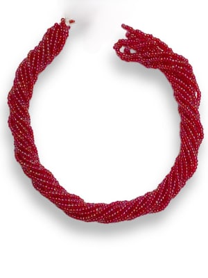 MOSTACILLAS CHECA PRECIOSA (6 TIRAS) 11/0 RUBY AB1