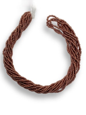 MOSTACILLAS CHECA PRECIOSA (6 TIRAS) 11/0 BRONZE COPPER