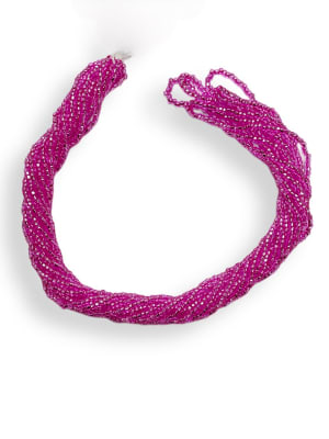 MOSTACILLAS CHECA PRECIOSA (6 TIRAS) 11/0 FUCSIA DYED S/L