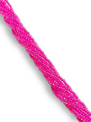 MOSTACILLAS CHECA PRECIOSA (6 TIRAS) 11/0 NEON PINK LINED