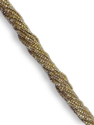 MOSTACILLAS CHECA PRECIOSA (6 TIRAS) 11/0 CRYSTAL BRONZE LINED