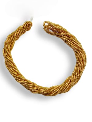 MOSTACILLAS CHECA PRECIOSA (6 TIRAS) 11/0 GOLD MET 21