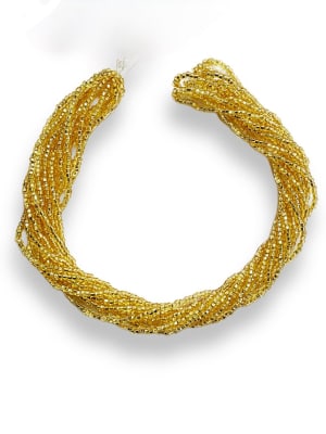 MOSTACILLAS CHECA PRECIOSA (6 TIRAS) 11/0 STRW GOLD S/L1