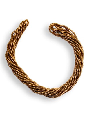 MOSTACILLAS CHECA PRECIOSA (6 TIRAS) 11/0 BRONZE GOLD