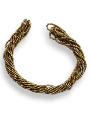 MOSTACILLAS CHECA PRECIOSA (6 TIRAS) 11/0 GOLD RNBW1