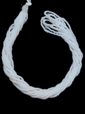 MOSTACILLAS CHECA PRECIOSA (6 TIRAS) 11/0 WHITE PEARL