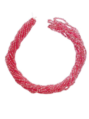 MOSTACILLAS CHECA PRECIOSA (6 TIRAS) 11/0 SOLGEL LT PINK S/L APROX. 18 GRAMOS