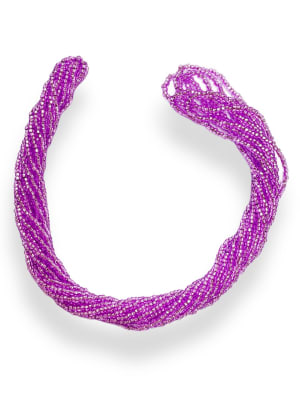 MOSTACILLAS CHECA PRECIOSA (6 TIRAS) 11/0 VIOLET DYED S/L2
