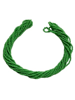 MOSTACILLAS CHECA PRECIOSA (6 TIRAS) 11/0 OPAQUE GREEN2