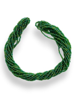 MOSTACILLAS CHECA PRECIOSA (6 TIRAS) 11/0 TRANSPARENT GREEN AB2