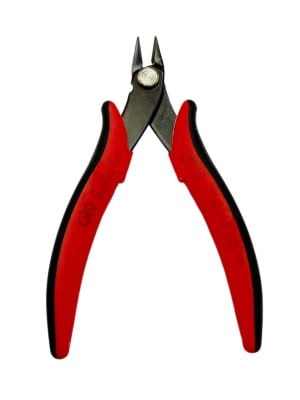 ALICATE CORTE RECTO MANGO ROJO B.S4