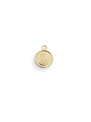 COLGANTE B/ORO VIRGEN DEL VALLE PEQ 8.5MM