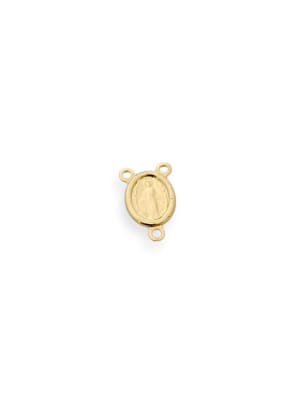 MINI DIJE B/ORO VITELA VIRGEN DE LOS RAYOS OVAL2