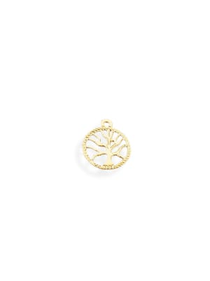 MINI DIJE B/ORO ARBOL DE LA VIDA