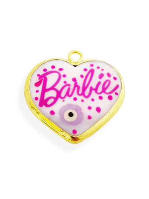 COLGANTE B/O MURANO CORAZON BARBIE OJOS1
