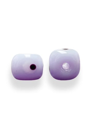 PASADOR CUBO OJO DE MURANO LILA 15MM1
