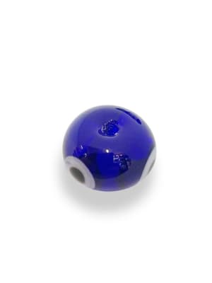 PASADOR  OJO DE MURANO AZUL 14X8MM2