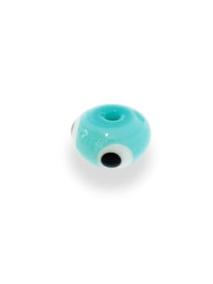 PASADOR  OJO DE MURANO CELESTE 14X8MM1