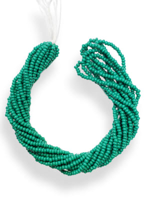 MOSTACILLAS CHECA PRECIOSA (6 TIRAS) 8/0 FOREST GREEN OP