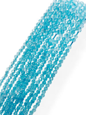 CRISTAL AUSTRIACO POR TIRA 2MM AZUL CIELO