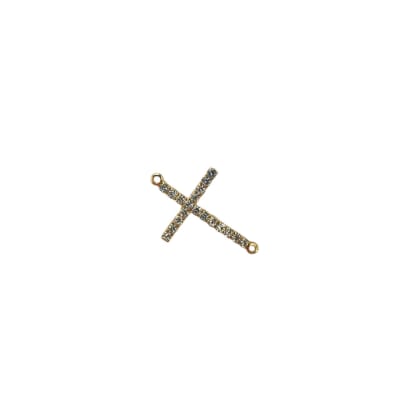 CONECTOR B/ORO CRUZ GRANDE CON ZIRCONES1