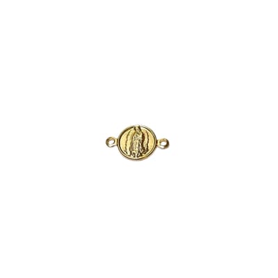 CONECTOR B/ORO VIRGEN GUADULUPE 9MM1