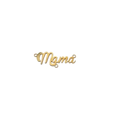 CONECTOR B/ORO PALABRA MAMA PLANO1