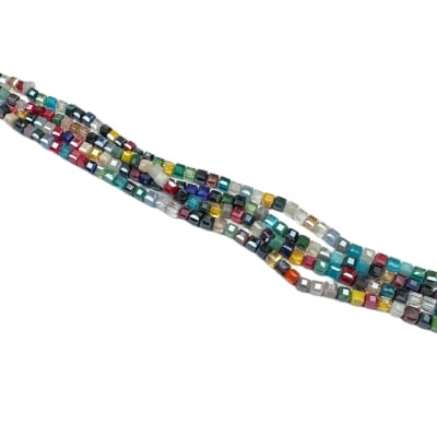 CRISTAL AUSTRIACO MULTICOLOR CUBO 4X4MM1