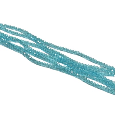 CRISTAL AUSTRIACO POR TIRA 3X2MM AZUL CIELO AB1