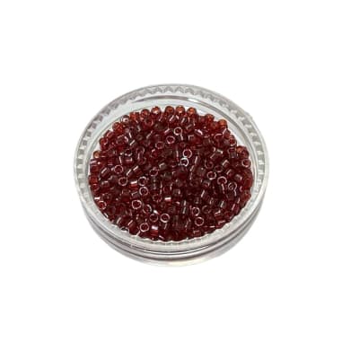 MOSTACILLA MIYUKI 11/0 GOLD LUSTR TRANS RED1