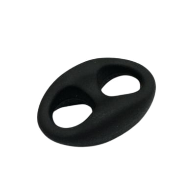 CONECTOR ENGOMADO NEGRO GUCCI 32X22MM