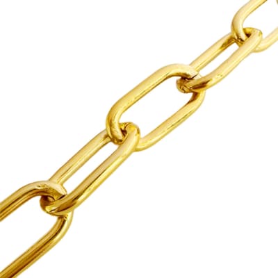 CADENA B/ORO BRASILERO MAXI ESLABON 50CM 22X10.5MM