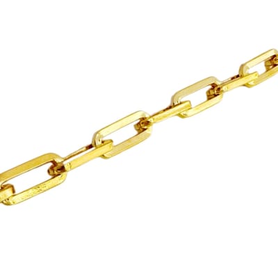 CADENA B/ORO BRASILERO MAXI ESLABON PLANO 50CM 18X7.5MM1