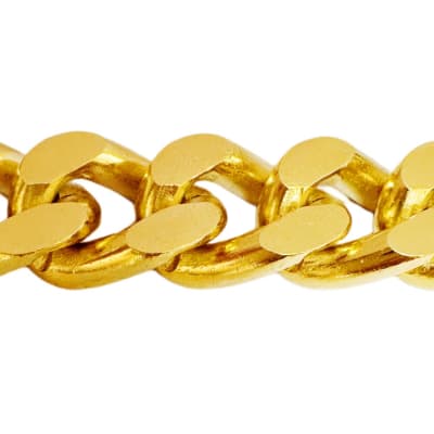CADENA B/ORO BRASILERO ESLABON CUBANO GRD.