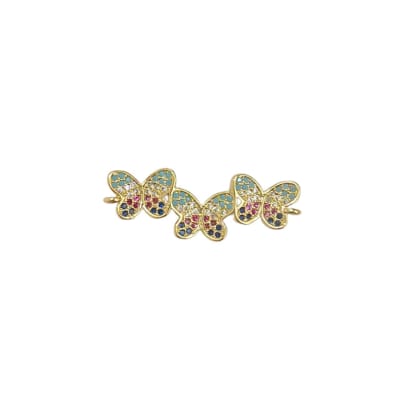 CONECTOR B/O MARIPOSA CON ZIRCONES COLORES 33X12MM1