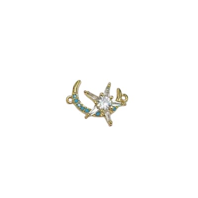 CONECTOR B/O LUNA Y ESTRELLA 21X14MM